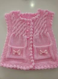 Pamuk Seker Gibi Bir Yelek Kullanilan Malzemeler Bebe Ipi 3 5 4 Nolu Sis 62 Ilmek Atarak Yelegi Orm Baby Cardigan Knitting Pattern Baby Girl Vest Baby Vest