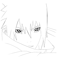Uchiha sasuke no sharingan den ; Ausmalbilder Sasuke Uchiha Kostenlose Ausmalbilder