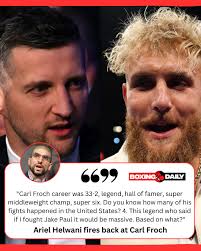 Ariel Helwani fires back at Carl Froch 🔥🥊