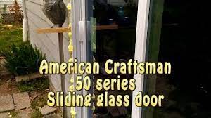 Purchase replacement screens *truscene® insect screens let in over 25% more fresh air than standard andersen fiberglass insect screens. American Craftsman Anderson 50 Series 300 Sliding Glass Door Youtube
