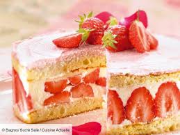 Recette Genoise Pour Fraisier Ingredients 4 Personnes 100 G De Farine Fluide 100 G De Sucre 3 Oeufs En 2020 Recette Fraisier Fraisier Facile Recette Dessert