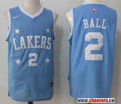 He appropriately outfitted the lakers with black jerseys that featured a snakeskin print as an ode to his black mamba persona. Men S Los Angeles Lakers 2 Lonzo Ball Light Blue Stars 2017 2018 Nike Swingman Stitched Nba Jersey Nba Swingman Jersey Los Angeles Lakers Nba Jersey