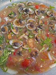 Masukkan garam, gula merah, gula pasir, saus tiram, air asam jawa, kecap asin, penyedap, dan perasan air jeruk nipis. Sinar Resepi Air Asam Kerang Rebus Dulu Kerang Letak Facebook