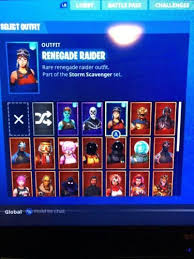 Without a video, you will be denied a replacement game account epic gear renegade raider data view: Fortnite Account Seller Twitterissa Selling Fortnite Accounts With The Skull Trooper The Ghoul Trooper The Renegade Raider Holiday Skins And Many More 25 Xbox Giftcards I Buy These Accounts For Cheap So