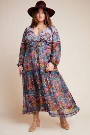 Bohemian Plus Size Long Sleeve Maxi Dresses In 2020 Maxi Dress With Sleeves Plus Size Maxi Dresses Long Sleeve Maxi Dress