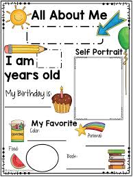 The cover says how it is all about you and has a spot for your picture. Printable All About Me Poster For A Preschool Theme Preschool Inspirations