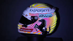 Vettel clearly wanted to pay tribute to that incredible feat and at the start of the 2013 season, vettel's helmet resembled the pressurised helmet that baumgartner used. Specially Prepared For Singapore Sebastian Vettel Helmet Youtube