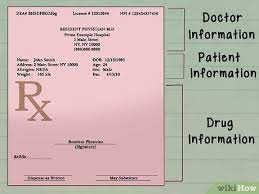 The doctor's name, address and phone number should be clearly written (or preprinted) on the top of the patient information: How To Read A Doctor S Prescription 10 Steps With Pictures