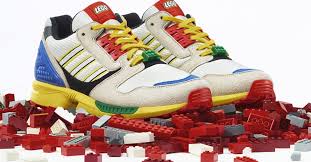 This exciting collaboration between two iconic brands will offer a diverse portfolio of apparel and footwear. Adidas Lego Zx 8000 Sneakers Launch Today Here S How To Get Them
