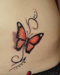 Looking through our gallery, you'll notice that it's quite common for breast cancer ribbon tattoos to feature butterflies. Butterfly Cancer Ribbon Tattoos Multiple Sclerosis Tattoo Cool Tattoos