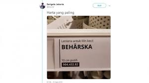 Nama bayi perempuan inggris kini jadi nama yang digemari oleh orangtua. Kreatif Kumpulan Plesetan Nama Produk Ikea Ini Bikin Ngakak