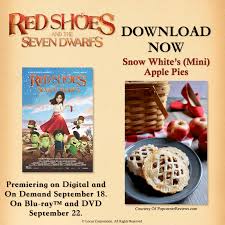 Snow white red shoes and the seven dwarfs. Snow White S Mini Apple Pies Inspired By Red Shoes