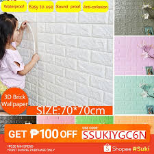 Check spelling or type a new query. Simple 3d Foam Stone Brick Self Adhesive Wallpaper Home Wall Sticker Panels Pad Shopee Philippines