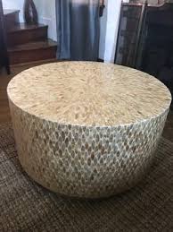 Style your perfect dining room with our selection of rectangular, round, and wooden dining tables online at pier 1. Pier 1 Imports Capiz Round Drum Coffee Table Used For Only 2 Weeks For Sale In Seattle Wa Offerup