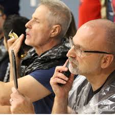 St. Brendan Catholic Elementary/Junior High School knows how to celebrate a  job well done! After raising $4,000 for the Terry Fox Run in September,  staff kept their promise with a beard shave.