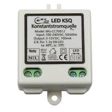 Led Konstantstromquelle Treiber 3 12v 700ma Ksq Fur Z B 1 3x 3w Led 9w Driver Ebay
