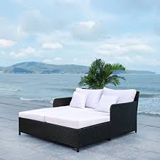 Shop outdoor wicker furniture for sale online & instore. Black Outdoor Patio Daybeds