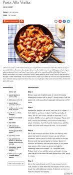 Pasta Alla Vodka Pasta Alla Vodka Recipes Nyt Cooking