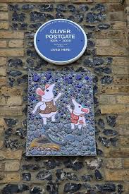 Oliver Postgate Blue Plaque Located In Broadstairs Where He Died In 2008 Creator Of Children S Favourites Includ Broadstairs Commemorative Plaque Mosaic Diy