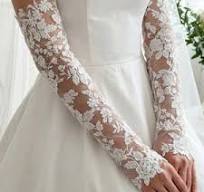 Detachable Floral Lace Bridal Sleeves: Custom Wedding Dress ...