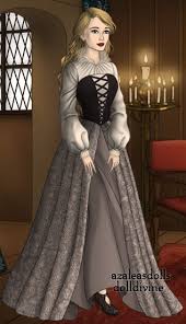 16th Century Briar Rose Or Aurora Peasant Girl Historical Dresses Art Dress Inspired Dress