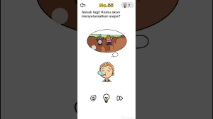 Brain out all levels walkthrough sampai tamat kunci jawaban brain out level 1 225 bahasa indonesia buat update di ios iphone dan android sampai level 185 buat yang mencari penjelasan per. Kunci Jawaban Brain Out Level 54 Bahasa Indonesia Peranti Guru
