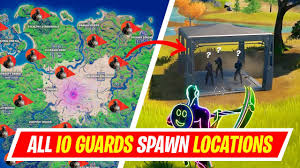 When io guards arrive, they do so in a menacing cube, presumably from some alternate reality. All Io Guards Locations Where To Eliminate Io Guards Week 5 Legendary Quests In Fortnite Youtube