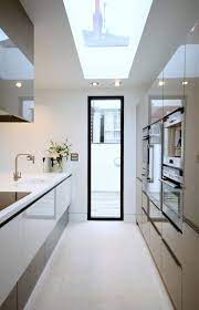 Make A Galley Kitchen Seem Bigger Galley Kitchen Design Modern Kitchen Design Modern Kitchen