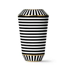 See more ideas about black white stripes, stripes, white stripe. Small Luna Black And White Striped Vase