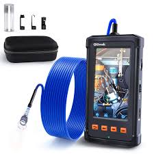 Oiiwak Industrial Endoscope Camera 1080p Hd 5 5mm Borescope Inspection Snake Camera For Hvac Home Drain Maintenance With 4 3 Ips Screen 2800mah Battery And 6 Led Ip67 Waterproof Lights 4 92ft