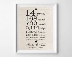14 Years Together 14th Anniversary Gift For Husband Wife Regalo Aniversario Boda Tercer Aniversario Aniversario De Bodas Fotos