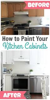 how to paint kitchen cabinets happy