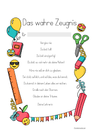 Das Wahre Zeugnis Du Bist So Viel Mehr Als Deine Noten Schul Edition Unterrichtsmaterial Im Fach Fachubergreifendes Zeugnis Grundschule Schulkinder Unterrichtsmaterial Grundschule
