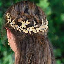 Ceci est la coiffure la déesse grecque classieux. Accessoire Cheveux De Mariee Mariage Precieux
