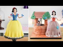 Disney princess snow white dolls character toys. Disney Princess Snow White Doll Cake Tan Dulce Youtube Doll Cake Snow White Doll Doll Cake Tutorial