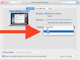 Fortunately, it is a quick problem that you can fix all by yourself. Rotate Macbook Display Orientation Osxdaily