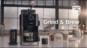 It is a lightweight coffee machine that provides multiple servicing options. Philips Grind Brew How To Use Youtube