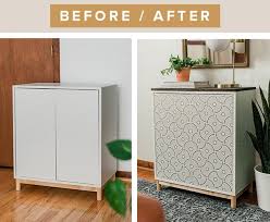 Ikea And Target Are Behind This Beautiful Entryway Cabinet Makeover Hunker Entryway Cabinet Eket Ikea Eket