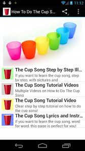 Why did anna kendrick sing the cup song without a cup? How To Do The Cup Song For Android Apk Download