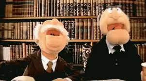 Everything here is immediately followed by sarcastic comments and nasty responses. Muppets Balcony Statler And Waldorf Gifs Tenor