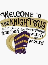 The Knight Bus Sticker By Sabinako In 2021 Knight Stickers Character Study