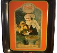 Two Coca Cola Serving Trays-Set 1C