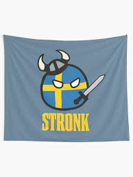 Sweden SwedishBall Polandball memes Swedes Norse Viking helmet ...