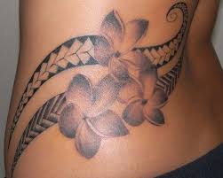 Polynesian Flower Lower Back Tattoo Tribal Flower Tattoos Hawaiian Flower Tattoos Tattoos