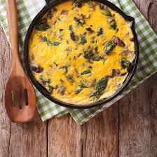 Omelette Aux Epinards Champignons Et Cheddar Recette Omelette Aux Epinards Omelette Recettes De Cuisine