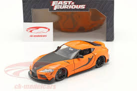 May 27, 2021 · brian o'conner's toyota supra is up for auction. Jadatoys 1 24 Han S Toyota Gr Supra Fast Furious 9 2021 Orange Black 253203064 Model Car 253203064 4006333074097