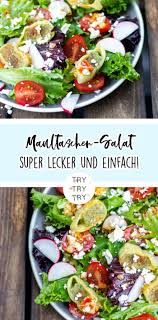 Maultaschen Salat Maultaschen Salat Rezepte Gesunde Rezepte Abendessen