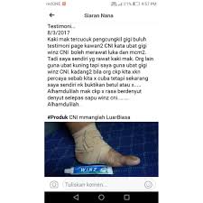 Cni bedak siang siang (100g) rm 12.00 rm 8.99 add to wishlist purchase; Cni Winz Fluoride Toothpaste 175g Shopee Malaysia
