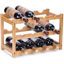 Wooden wine glass caddy, set of 2, wine bottle glass holder, serving, wine glass balance, wine glass holder, glass rack, handmade hardwood manchesterwoodcraft 5 out of 5 stars (1,663) $ 20.00 free shipping add to favorites handmade wooden wine bottle holder. Lingdii Wine Rack Wine Shelf Wine Racks Countertop Wine Bottle Holder For Pantry Cabinet Bar 3 Tier Walmart Canada