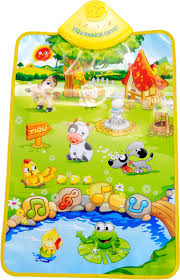 Us 11 3 5 Off Bohs Educational Toys Early Learning Farm Animals Sound Cognitive Chart Music Game Carpet Computer In Learning Machines From Toys